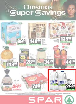 SPAR & SUPERSPAR KwaZulu-Natal Town : Christmas Super Savings (24 November - 07 December 2025), page 1