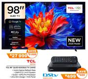 TCL 98" QLED Google TV 144Hz 98P8K