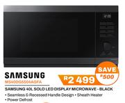 Samsung 40L Solo LED Display Microwave Black MS40DG5504AGFA