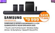Samsung Q-Series Soundbar 9.1.4 Ch Subwoofer & Rear Speaker 2025 HW-Q930F/XA