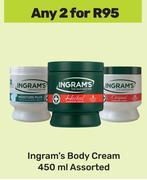 Ingram's Body Cream Assorted-For Any 2 x 450ml