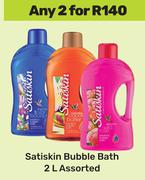 Satiskin Bubble Bath Assorted-For Any 2 x 2Ltr