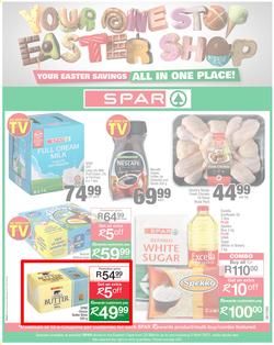 SPAR EASTERN CAPE : Your One Stop Easter Shop (23 March - 5 April 2021) Valid in Acres, Algoa Park, Aliwal North, Aspen, Cambridge, Crossways, Dagbreek, Seaview, Sherwood, page 1