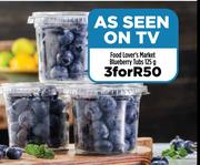 Food Lover's Market Blueberry Tubs-3 x 125g