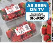 Food Lover's Market Strawberry Punnets-3 x 250g