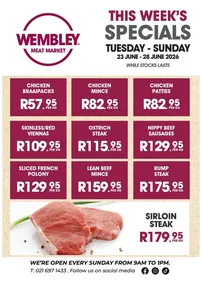 Wembley Meat Market : Specials (23 June - 28 June 2026)