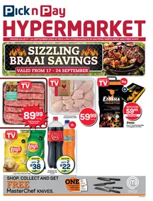 Pick n Pay Hypermarket Gauteng, North West & Free State : Sizzling Braai Savings (17 September - 24 September 2024)