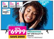Hisense 147cm (58") UHD Smart TV 58A6N
