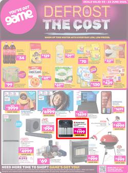 Game : Defrost The Cost (03 June - 23 June 2025), page 1
