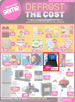 Game : Defrost The Cost (03 June - 23 June 2025), page 1