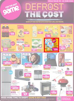 Game : Defrost The Cost (03 June - 23 June 2025), page 1