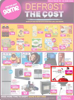 Game : Defrost The Cost (03 June - 23 June 2025), page 1