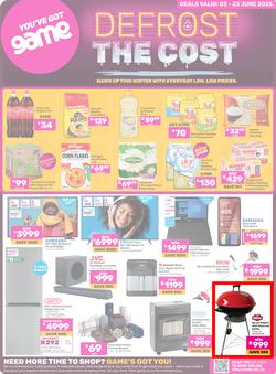 Game : Defrost The Cost (03 June - 23 June 2025), page 1