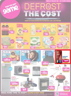 Game : Defrost The Cost (03 June - 23 June 2025), page 1