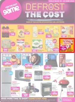 Game : Defrost The Cost (03 June - 23 June 2025), page 1