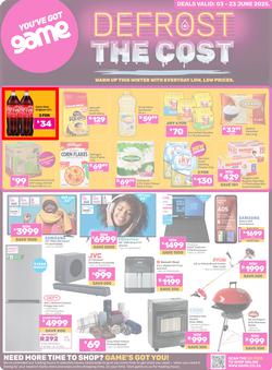 Game : Defrost The Cost (03 June - 23 June 2025), page 1