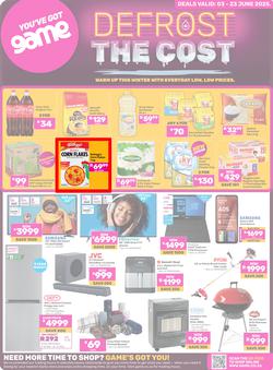 Game : Defrost The Cost (03 June - 23 June 2025), page 1