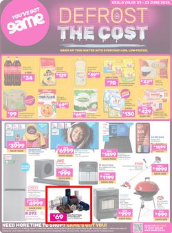 Game : Defrost The Cost (03 June - 23 June 2025), page 1