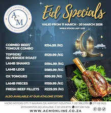Airport Chicken & Meat : Eid Specials (11 March - 20 March 2026)