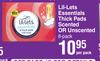 Lil-Lets Essentials Thick Pads Scented Or Unscented-8 Per Pack