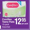 Comfitex Teenz Pads Assorted-10 Per Pack