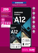 2 x Samsung Galaxy A12 Smartphone-On uChoose Flexi 125 + On Promo 65