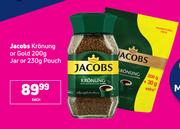 Jacobs Kronung Or Gold 200g Jar Or 230g Pouch-Each