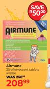 Airmune 30 effervescent tablets