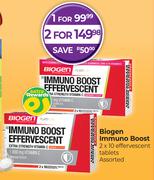 Biogen Immuno Booster 2 x 10 effervescent tablets Assorted - For 1