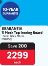 Barbantia Mesh Top Ironing Board 196750-Each