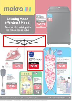 Makro : Laundry Made Effortless (29 January - 18 February 2024), page 1