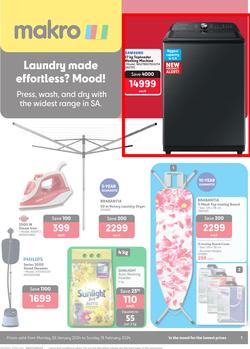 Makro : Laundry Made Effortless (29 January - 18 February 2024), page 1