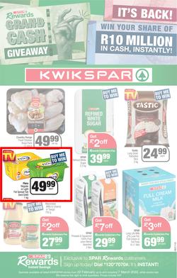 KWIKSPAR EASTERN CAPE : Grand Cash Giveaway (22 February - 07 March 2022) | Valid In Abbotsford, Beacon Isle, Beetlestone, Burt Drive, Butterworth, Cambridge West, Colchester, Dhaysons, East End, page 1
