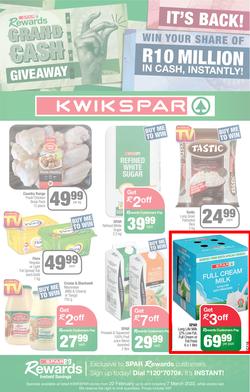 KWIKSPAR EASTERN CAPE : Grand Cash Giveaway (22 February - 07 March 2022) | Valid In Abbotsford, Beacon Isle, Beetlestone, Burt Drive, Butterworth, Cambridge West, Colchester, Dhaysons, East End, page 1