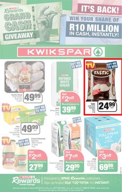KWIKSPAR EASTERN CAPE : Grand Cash Giveaway (22 February - 07 March 2022) | Valid In Abbotsford, Beacon Isle, Beetlestone, Burt Drive, Butterworth, Cambridge West, Colchester, Dhaysons, East End, page 1