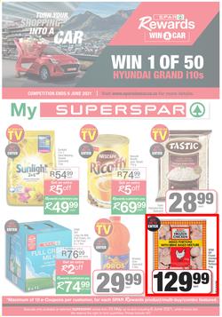 SUPERSPAR EASTERN CAPE : My Superspar (25 May - 6 June 2021) Valid in Despatch, Sunridge, Nicks Food Berea, Vincent, Knysna, George, Jeffery's Bay, St. Francis Bay, Port Alfred, Uitenhage, Queenstown, page 1