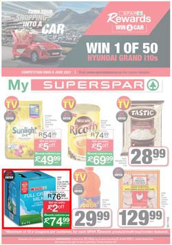SUPERSPAR EASTERN CAPE : My Superspar (25 May - 6 June 2021) Valid in Despatch, Sunridge, Nicks Food Berea, Vincent, Knysna, George, Jeffery's Bay, St. Francis Bay, Port Alfred, Uitenhage, Queenstown, page 1