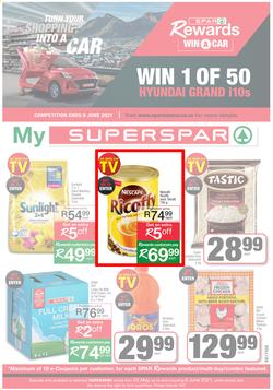 SUPERSPAR EASTERN CAPE : My Superspar (25 May - 6 June 2021) Valid in Despatch, Sunridge, Nicks Food Berea, Vincent, Knysna, George, Jeffery's Bay, St. Francis Bay, Port Alfred, Uitenhage, Queenstown, page 1