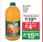 Mr Orange Orange Squash-2L