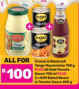Crosse & Blackwell Tangy Mayonnaise-750g