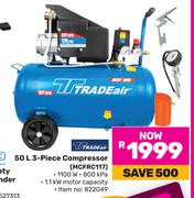 Tradeair 50L 3 Piece Compressor MCFRC117
