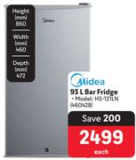 Midea 93Ltr Bar Fridge HS-121LN
