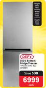 Defy 350Ltr Bottom Fridge/Freezer DAC622