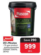 Plascon Micatex-20Ltr