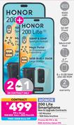 2 x Honor 200 Lite Smartphone-1GB Red Core + Red Flexi 85
