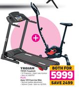 Trojan TR105 Treadmill Plus Apex 120 Exercise Bike-Both For
