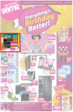Game : Everything's Birthday Better (27 April - 03 May 2022), page 1