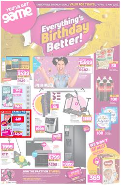 Game : Everything's Birthday Better (27 April - 03 May 2022), page 1