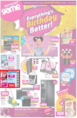 Game : Everything's Birthday Better (27 April - 03 May 2022), page 1