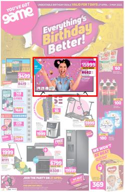 Game : Everything's Birthday Better (27 April - 03 May 2022), page 1